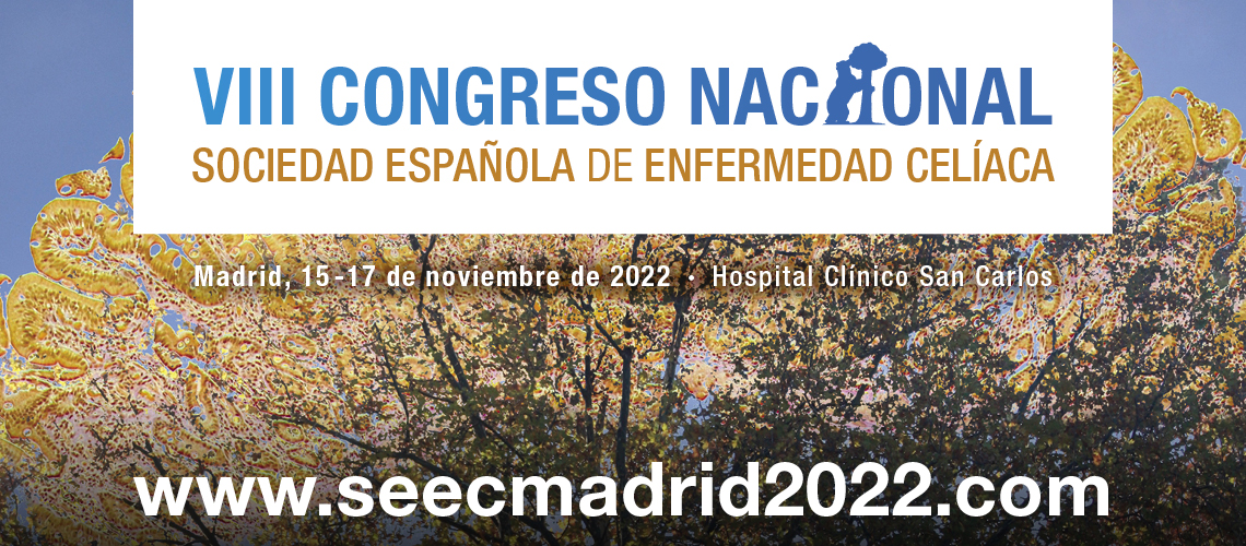VIII Congreso Nacional de la Sociedad Espa�ola de Enfermedad cel�aca(SEEC), 15 al 17 de noviembre se celebrar� en Madrid